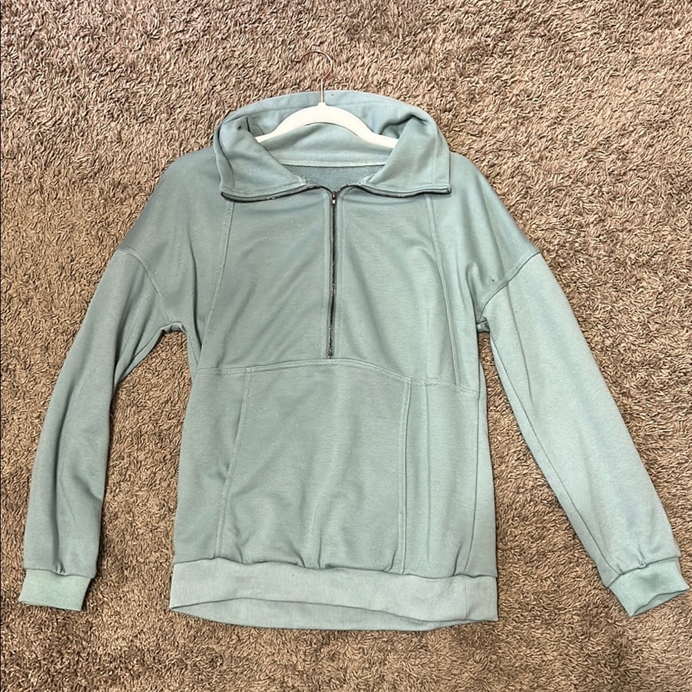 Women’s Sage Green Quarter Zip